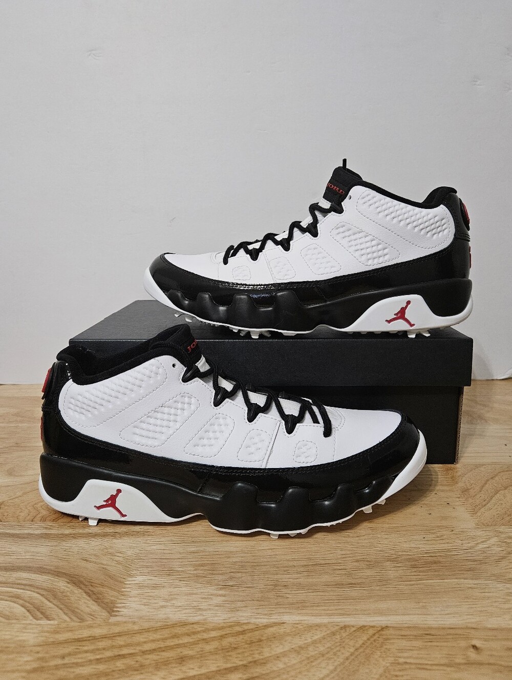 Nike Jordan 9 Retro Low Golf White Black True Red